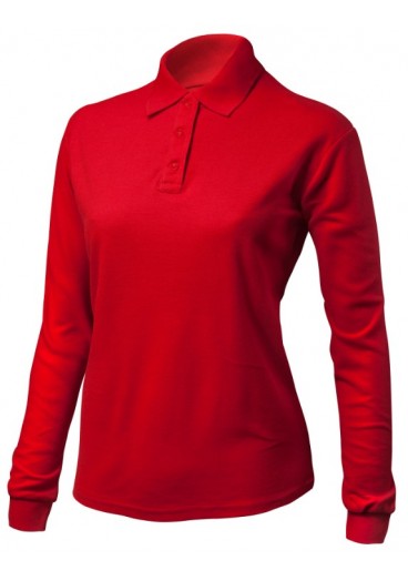 POLERA PIQUE ROJO MUJER M/L 60/40 T/M