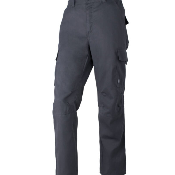 PANTALON GRIS CARGO TRABAJO GABARDINA HOMBRE 175G T/M