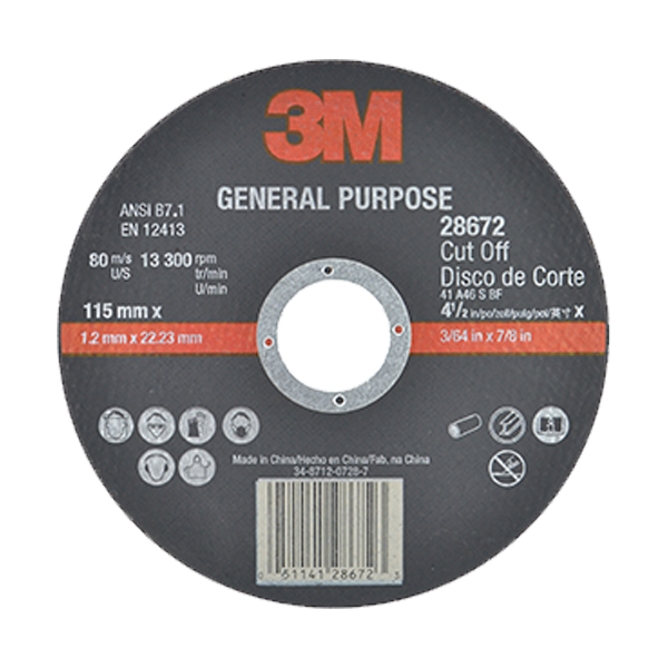 DISCO CORTE 9' (230X3) GENERAL PURPOSE 3M