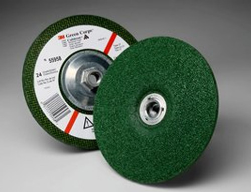 DISCO DESBASTE 4 1/2 (115) FLEXIBLE GREEN CORP G36 P/N50440 3M (20UND/CAJA)