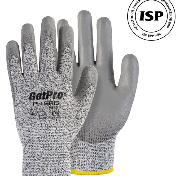 GUANTE CUT 5 GRIS T-10 GETPRO