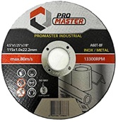 DISCO CORTE 4,5" PROMASTER INOX  (115X1X22,2) (PACK 10 UND)