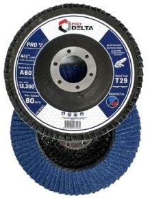 DISCO TRASLAPADO 115MM GR60 INOX/METAL PRODELTA (PACK 10 UND)