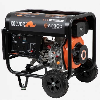 GENERADOR MONOFASICO GO30D 3KVA DIESEL  KOLVOK
