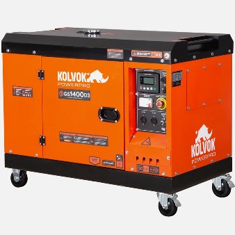 GENERADOR TRIFASICO  GS1400D3 14KVA DIESEL  KOLVOK (INSONORIZADO)