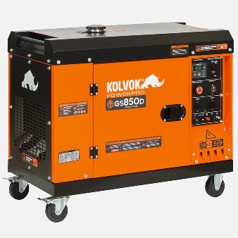 GENERADOR MONOFASICO GS850D 6.5KVA DIESEL  KOLVOK (INSONORIZADO)
