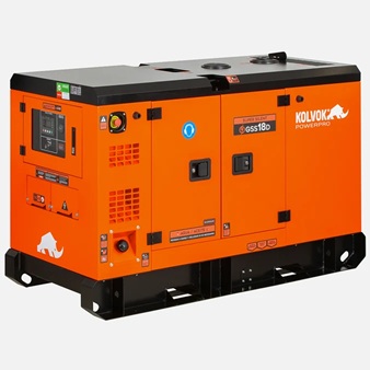 GENERADOR MONOFASICO GSS18D 17KVA DIESEL  KOLVOK (INSONORIZADO)